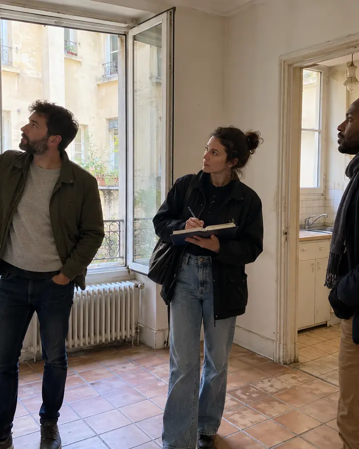 Visite d'un appartement ancien avant son achat